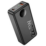 Універсальна Мобільна Батарея Power Bank Hoco Q27B Jewel 22.5W+PD20W with watch charger 10000mAh Колір Чорний, фото 5