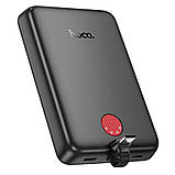 Універсальна Мобільна Батарея Power Bank Hoco J133A Triumph PD20W magnetic with cable(Type-C) 10000mAh Колір, фото 4