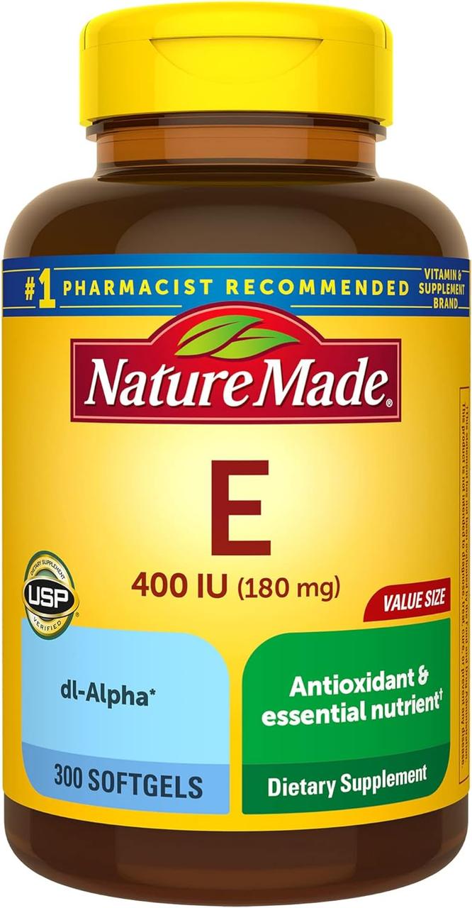 Nature Made Vitamin E 180 mg (400 IU) 300 Softgels