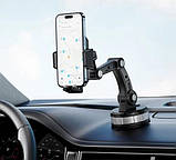 Тримач автомобільний XO C146, чорний, фото 4