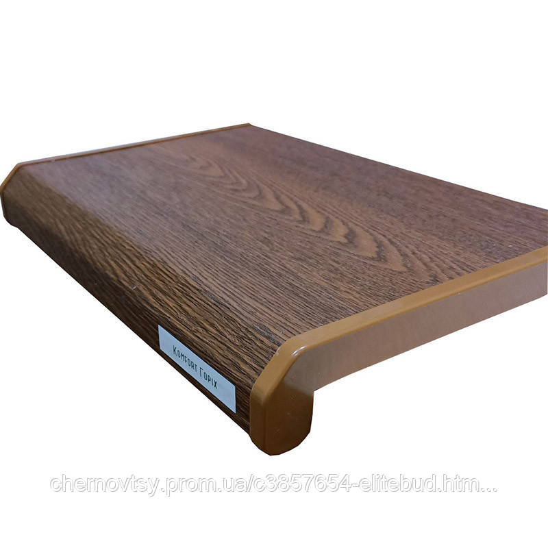 Підвіконня Danke Комфорт горіх з фактурою натурального дерева, фото 1