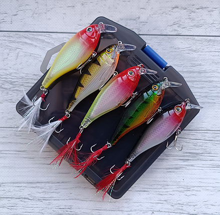 Воблер Shadow Rap Shad 90мм Набір 5шт в коробці, фото 1