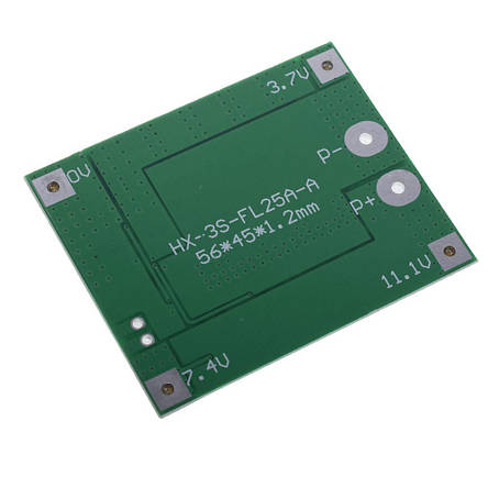 Плата захисту для 3 акумуляторів LI-ION з балансиром, 25 А, фото 2