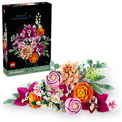 Лего Ботаніка букет рожевих квітів Квітковий декор LEGO Botanicals 10342