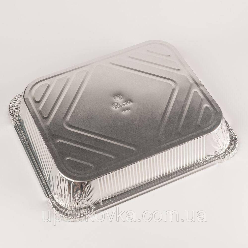 Контейнер з кришкою з харчової алюмінієвої фольги SP98L (272x212х50 мм) 50шт/уп