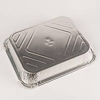 Контейнер з кришкою з харчової алюмінієвої фольги SP98L (272x212х50  мм) 50шт/уп