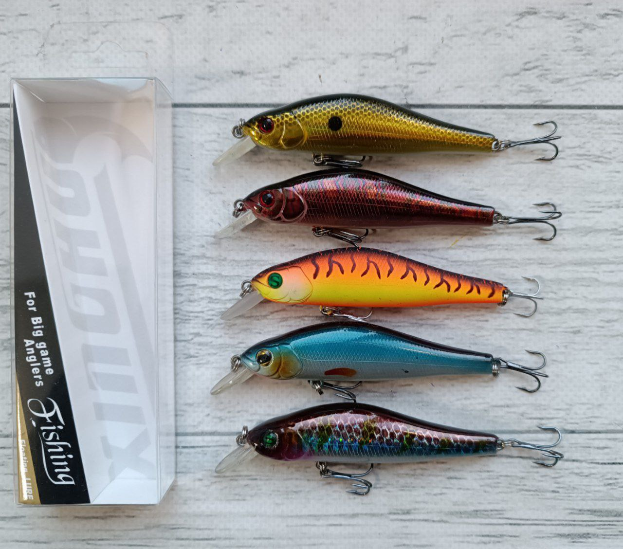 Набір Воблерів X-80 Trick Darter 5шт