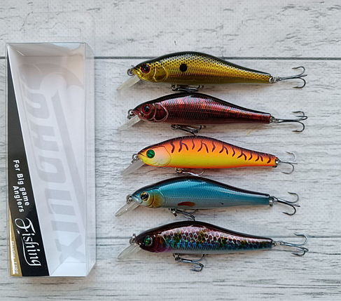 Набір Воблерів X-80 Trick Darter 5шт, фото 1