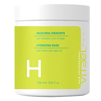 Маска для зволоження волосся Vitael Dry Hair Hydrating Mask 1000 мл (VTL0012)