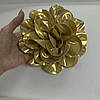 Брошка-квітка парчева Gold (діаметр ~19cм), фото 4