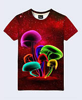 Футболка 3D з принтом "Гриби"