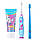 Набір Brush-Baby KidzSonic Curaprox Kids від 4-12 років (паста 50 мл тутті-фрутті+2 зубні щітки), фламінго, фото 7