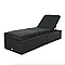 Садовий шезлонг Di Volio Asco чорний -UKMarket-, фото 2