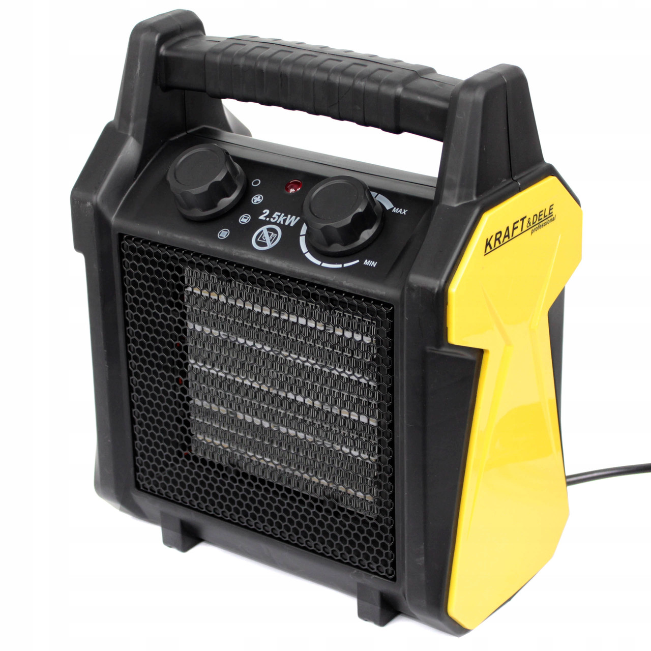 Електрообігрівач тепловентилятор 2500 Вт 234х130х284 мм Kraft&Dele KD11740, фото 1