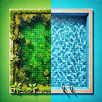 Чому басейн стає зеленим і як цьому запобігти?