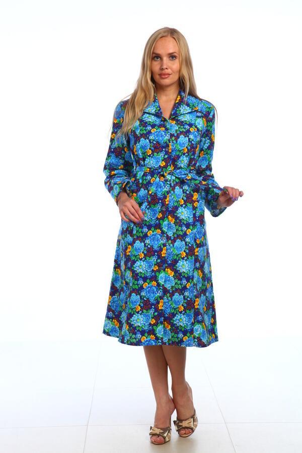 Жіночий фланелєвий халат розміри від 64 по 68