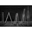 Драбина алюмінієва 3-х секційна LADDER STANDART (3х8 сходинок) (190-9308), фото 10