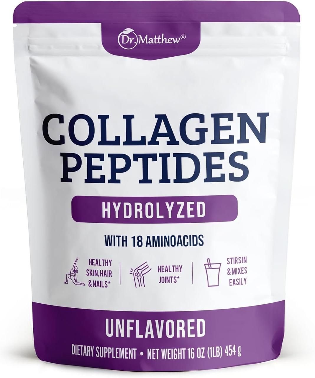 Dr. Matthew Collagen Peptides 454 gr