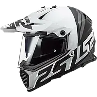 Мотошолом LS2 MX436 Pioneer Evo Evolve White Дуалспорт dualsport