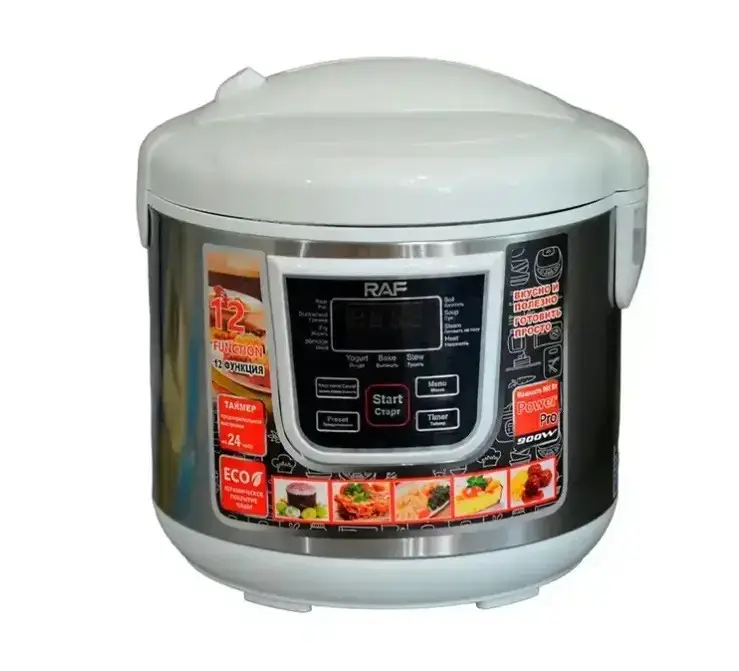 Мультиварка електрична побутова на 12 програм 6 л RAF R166W