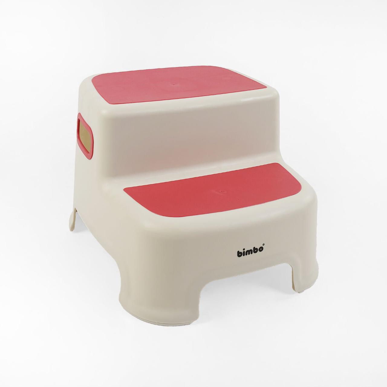 Дитячі сходинки антиковзкі Bimbo, рожевий 68627, фото 1