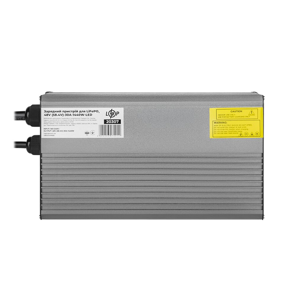 Зарядний пристрій для акумуляторів LogicPower LiFePO4 48 V (58.4 V)-30A-1440W-LED