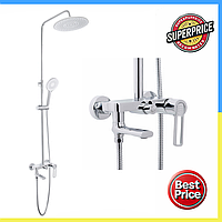 Тропічний душ зі змішувачем Qtap Taurus Душові системи душові колони Душові системи зовнішнього монтажу