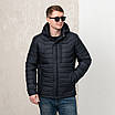 Чоловіча куртка осінь-весна від виробника 50-62 чорний, фото 6