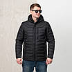 Чоловіча куртка осінь-весна від виробника 50-62 чорний, фото 4
