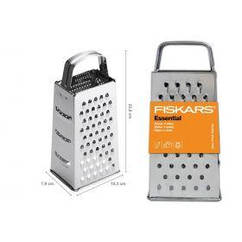 Тертка 4-стороння Fiskars Essential, 23 см, неіржавка сталь