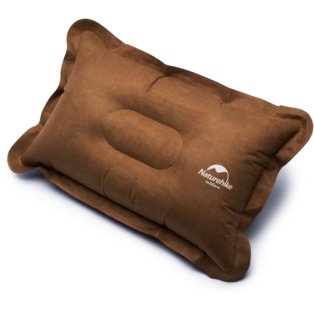 Подушка надувна Naturehike Comfortable NH15A001-L, коричневий, фото 1