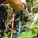Трекінгова палиця 3-сек. Naturehike Men ST 01 6061 AL NH17D001-Z, алюміній,  чорна, фото 6