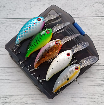 Воблер DEEPHASE 65мм 14,5гр Набір 5шт в коробці, фото 1