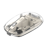 Бездротова комп'ютерна миша XO M12 Bluetooth Wireless мишка для ноутбука акумуляторна прозора біла