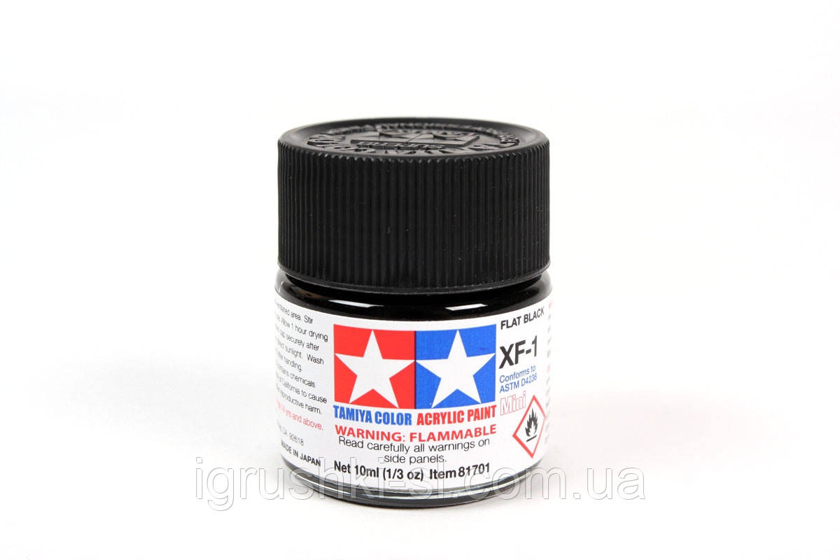 Фарба акрилова TAMIYA чорна (black)