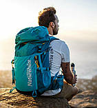 Рюкзак туристичний Naturehike NH18Y045-Q, 45 л, блакитний, фото 5