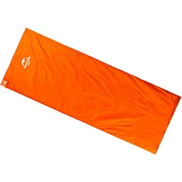 Спальник надлегкий Naturehike Ultra light LW 180 NH15S003-D, (20°C), p-p M, лівий, помаранчевий, фото 1