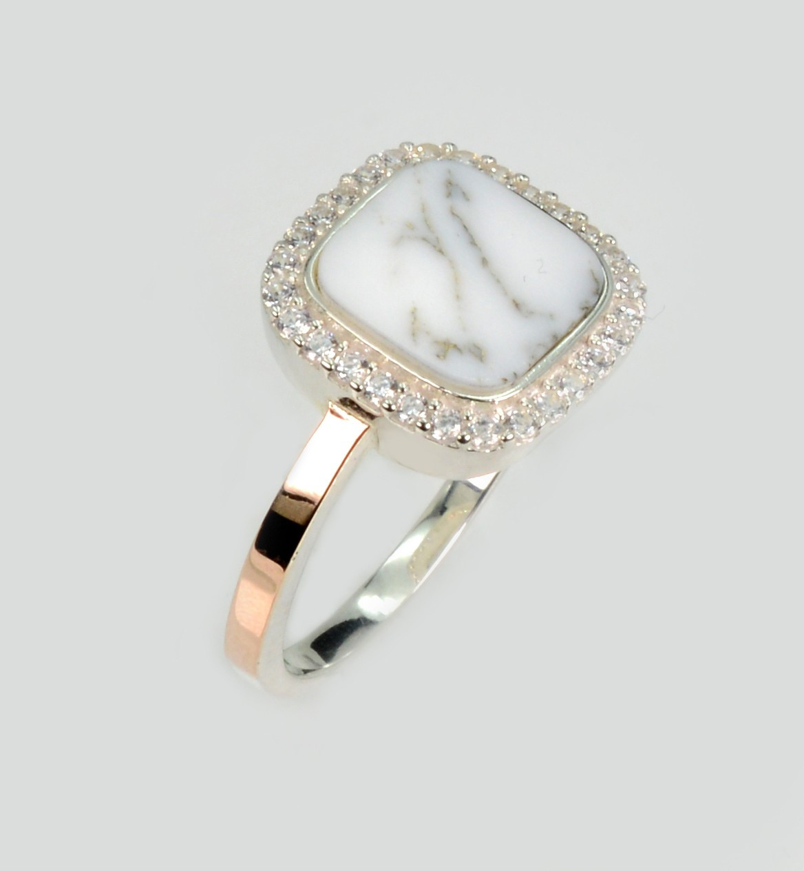 Срібна каблучка з агатом, фото 1