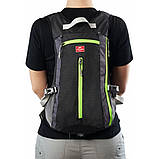 Велорюкзак з чохлом для шолома Naturehike 15 л sky blue NH15C001-B, блакитний, фото 9