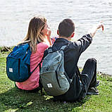 Рюкзак компактний Naturehike Ultralight NH17A017-B 22 л, блакитний, фото 6