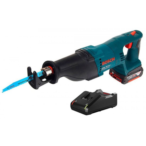 Ножівка акумуляторна Bosch GSA 18 V-LI (18 В, 4 А*год, 2700 ход/хв) (0615990L6H), фото 1