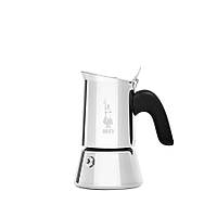 Кавоварка для плити гейзерна Bialetti Venus new на 2 чашки, 85 мл, з нержавійки, для кави