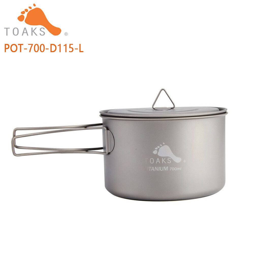 Казанок титановий туристичний Toaks POT 700ml light titanium