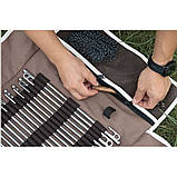 Чохол-органайзер Naturehike для кілочків (великий) NH20PJ093, коричневий, фото 3