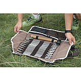 Чохол-органайзер Naturehike для кілочків (великий) NH20PJ093, коричневий, фото 5