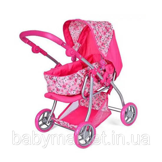 Візок для ляльок Melogo 9672 (pink/blue), фото 1