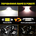 Комплект світлодіодних ламп NAPO LED SJ-3030-12SMD 41mm C5W C10W колір світіння білий 4 шт, фото 6