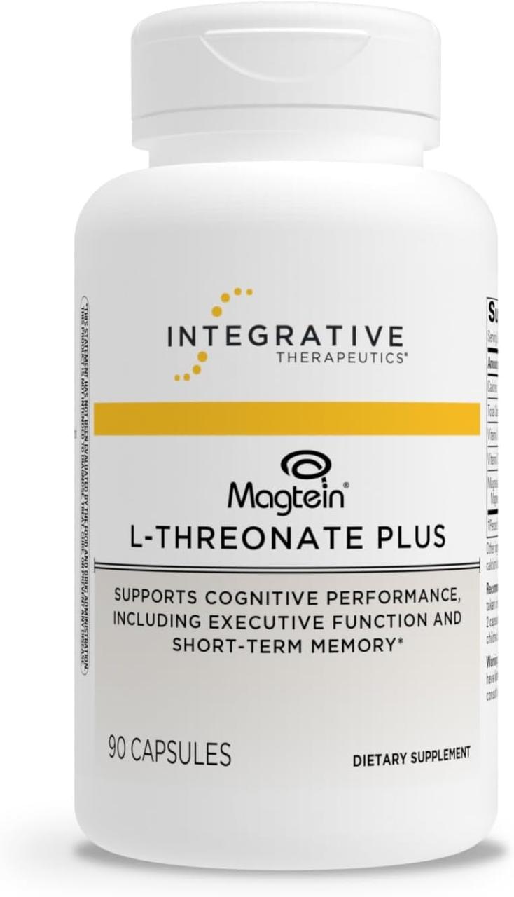 Integrative Therapeutics Magtein L-Threonate Plus / Магній L-треонат когнітивна підтримка 90 капсул