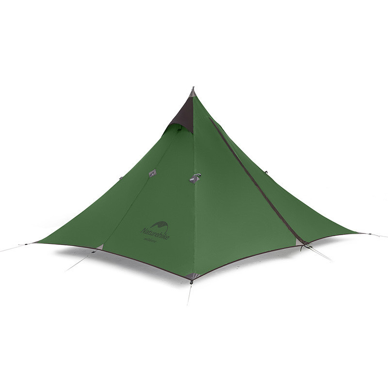 Намет надлегкий із гострою верхівкою Naturehike NH17T030-L, темний зелений, фото 1