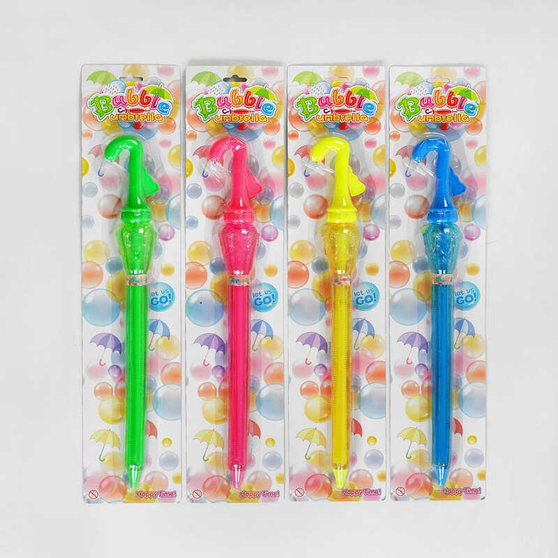 Мильні бульбашки "Парасолька", 4 кольори, на листі /96/, фото 1